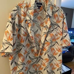 Croft&barrow short sleeve button down size XL